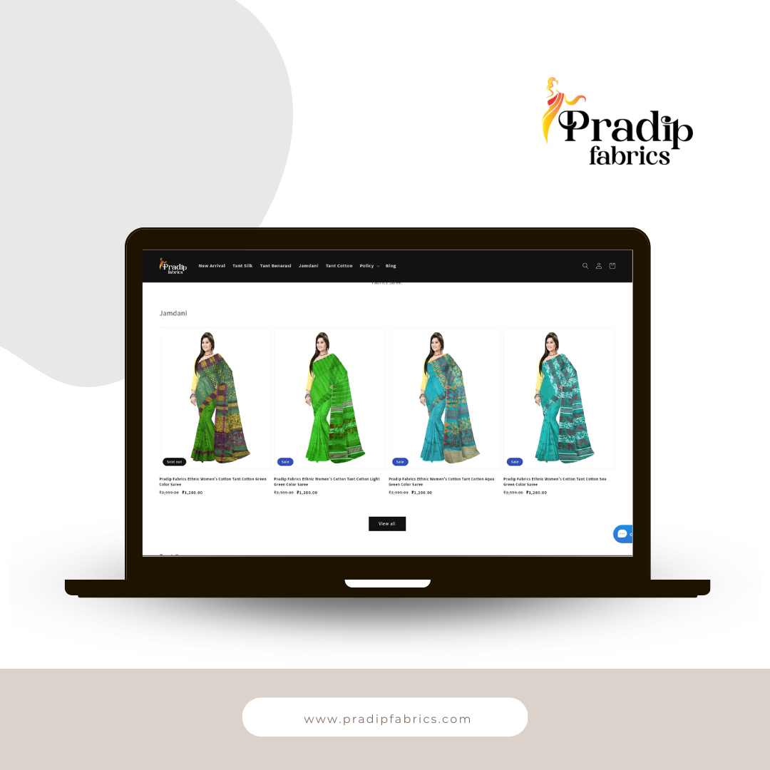 Browse and explore a range of Pradip Fabrics products through the user interface